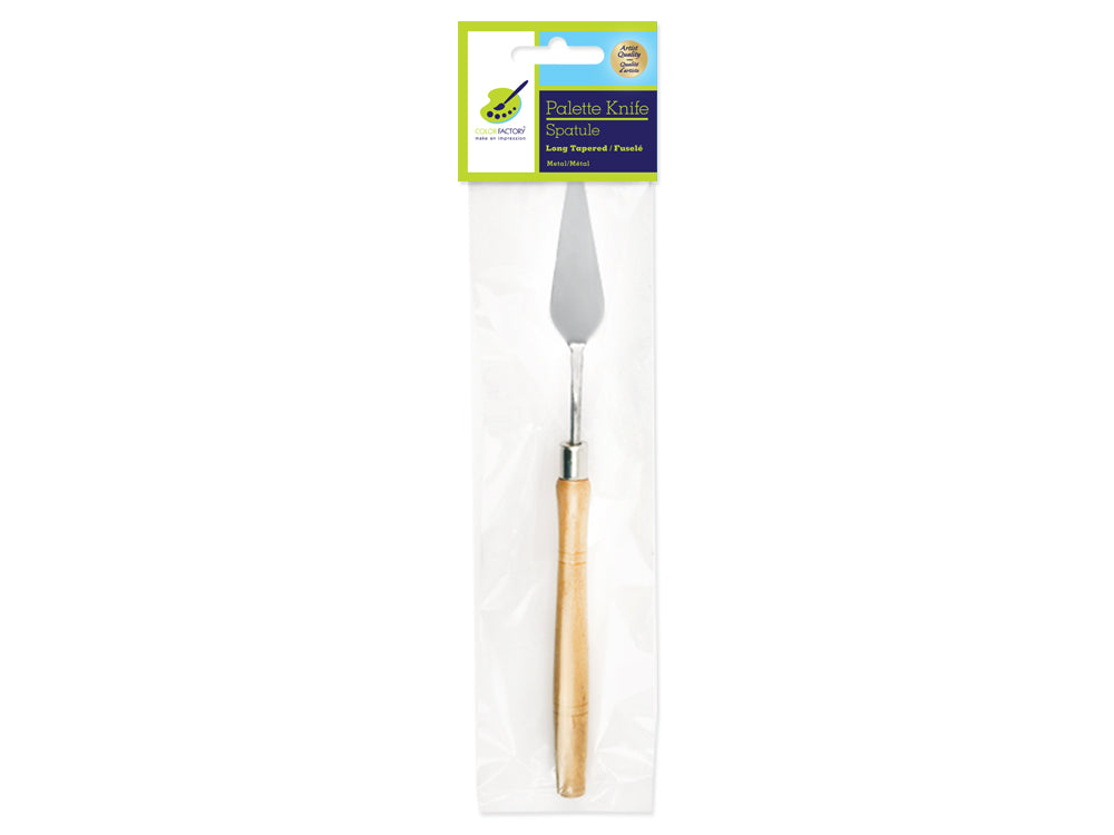 Color Factory Tool: Metal Palette Knife- Long Tapered