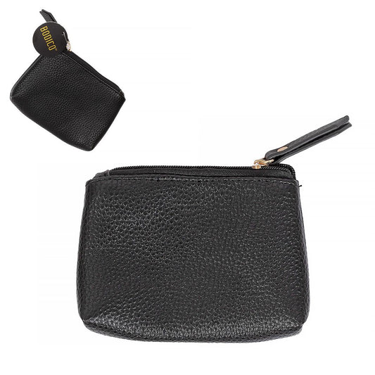 Bodico, Coin Pouch ,black, j-hook w hang tag