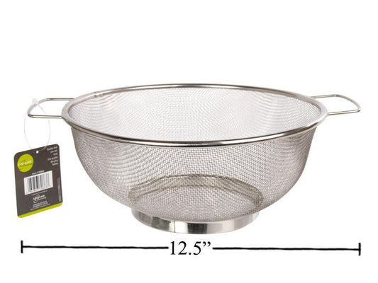 L.Gourmet 9.5" S.S. Mesh Colander, hangtag (CP) (=#80378-HC)