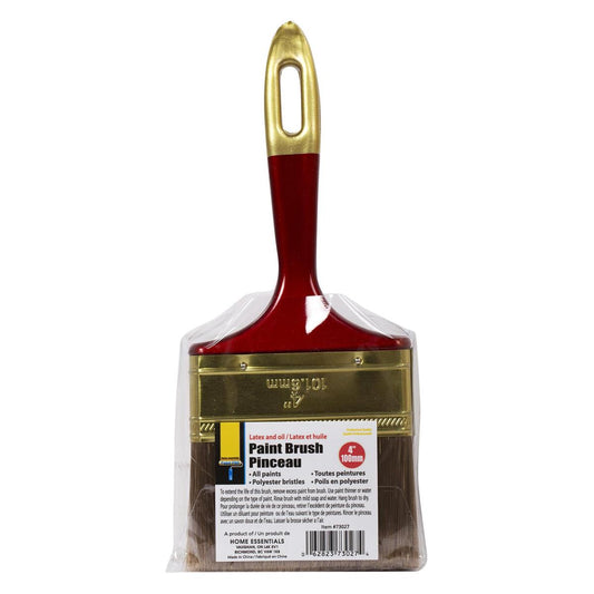 H.E. Paint Pro, 4" Paintbrush, vinyl bag w/ label