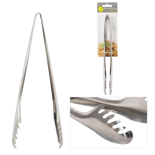 L.Gourmet 12" SS Salad/Pasta Tongs, t.o.c. (CP)