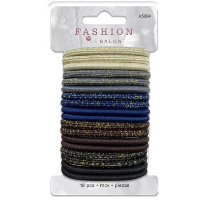 HAIR ELASTIC - 18 PCS 8*14CM