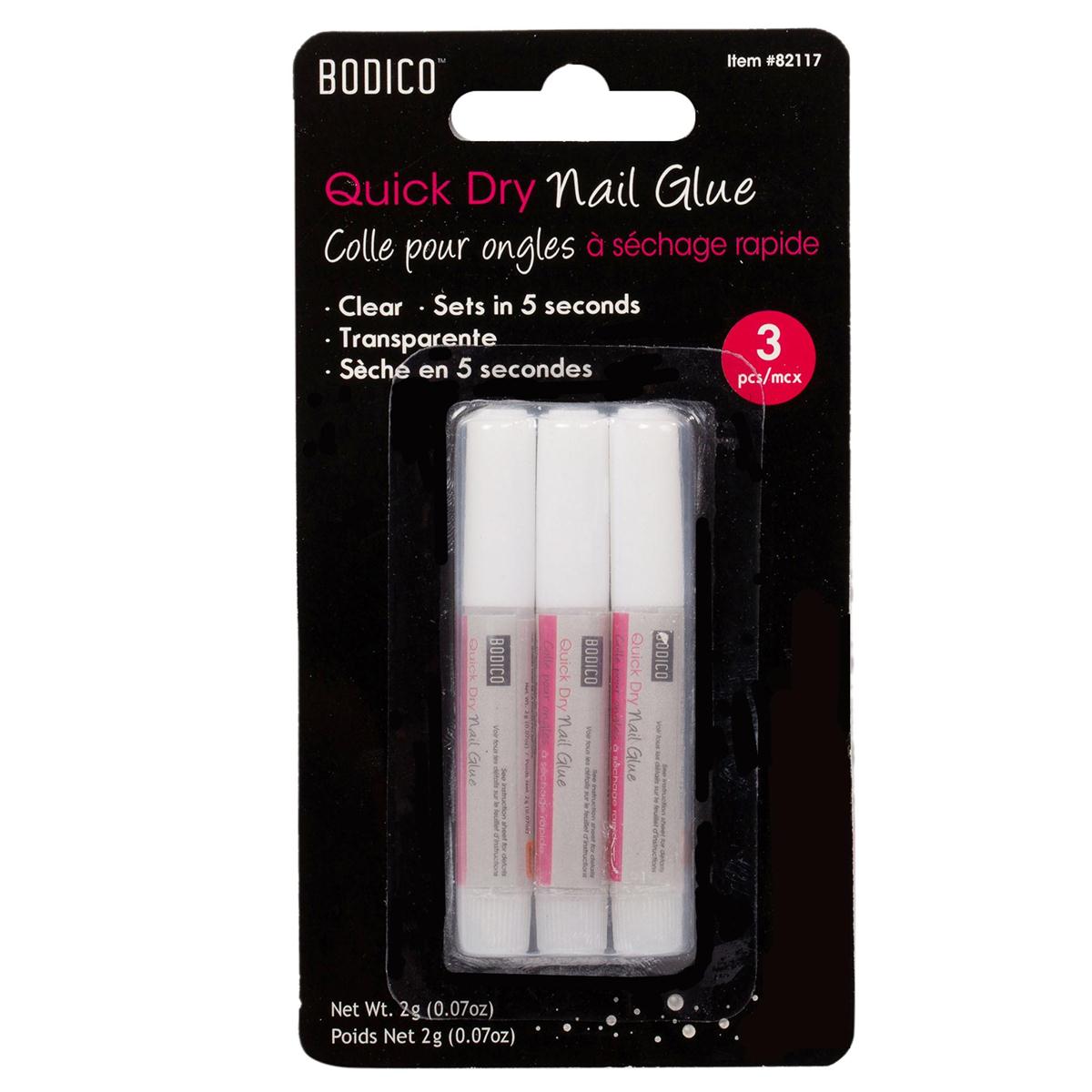Bodico 3-pc Nail Glue, Tube 2 gr., b/c(HZ)