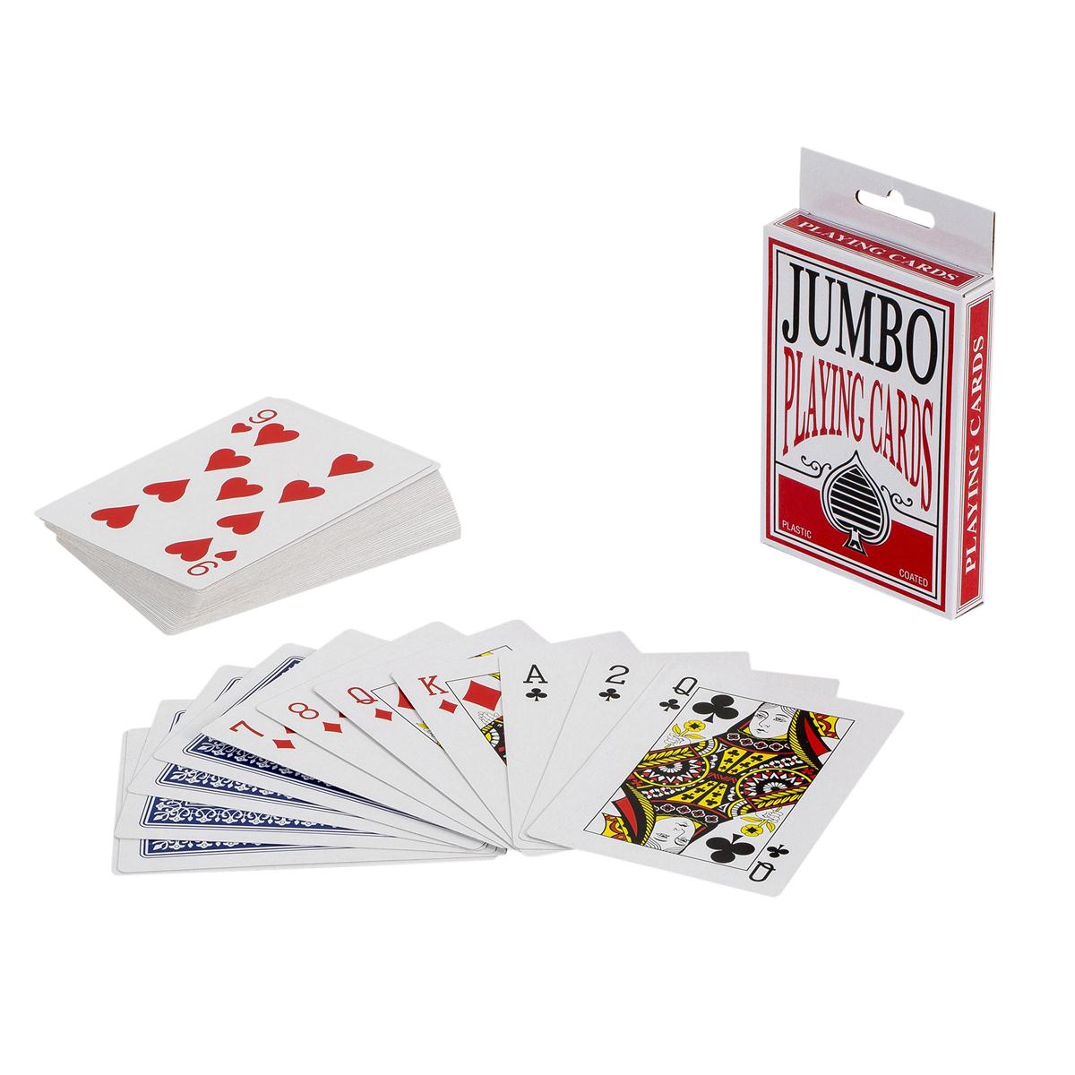 Jumbo Playing Cards, b/c ,(CS)