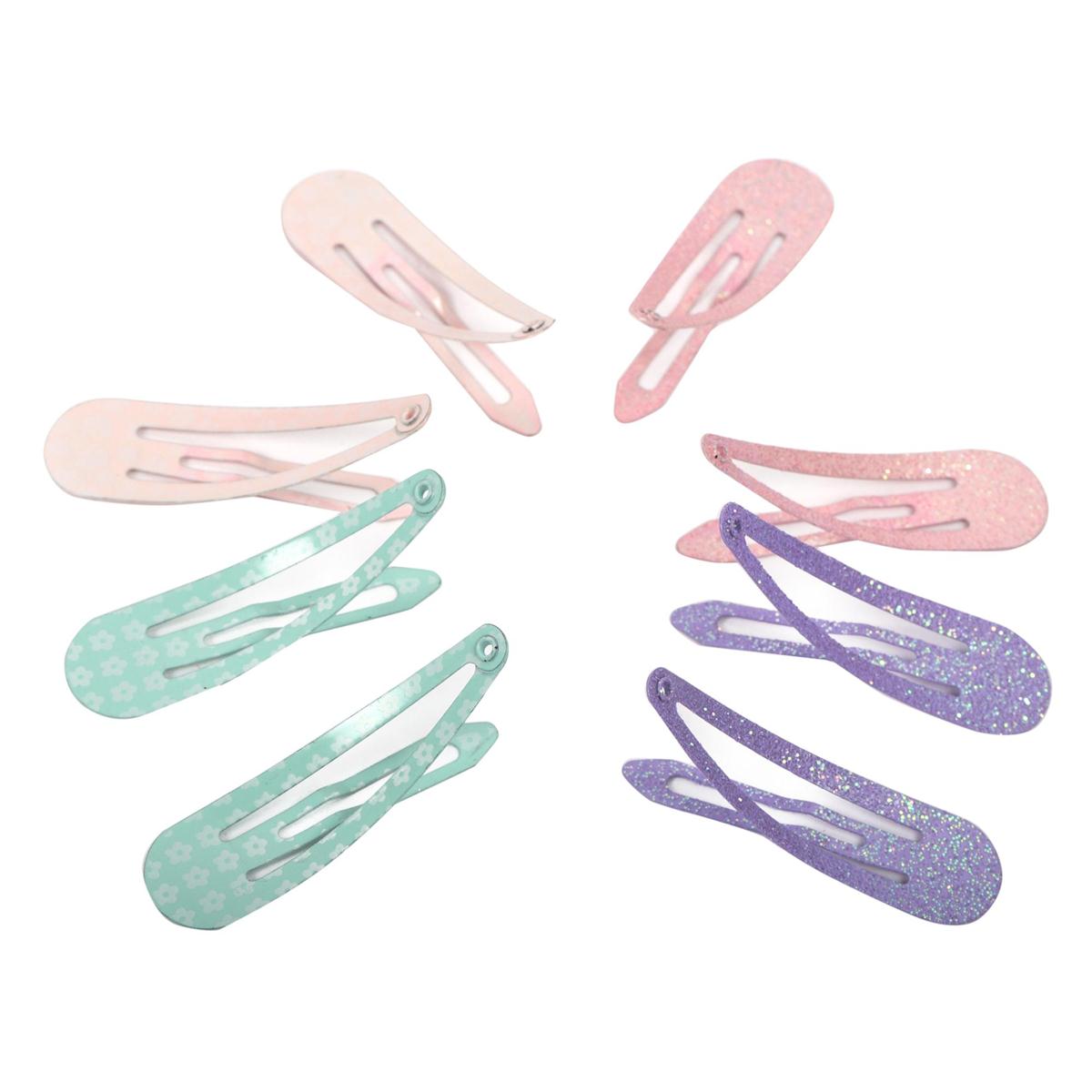 Stylin G, 10-PC Pastel Snap Clips h/c