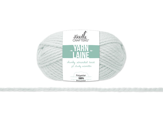 Needlecrafters: 100g Chunky Stranded Twist Poly Yarn G) White