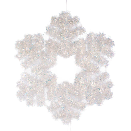 Deco N. 23.5" Xmas LED Tinsel Snowflake DÃ©cor, cht