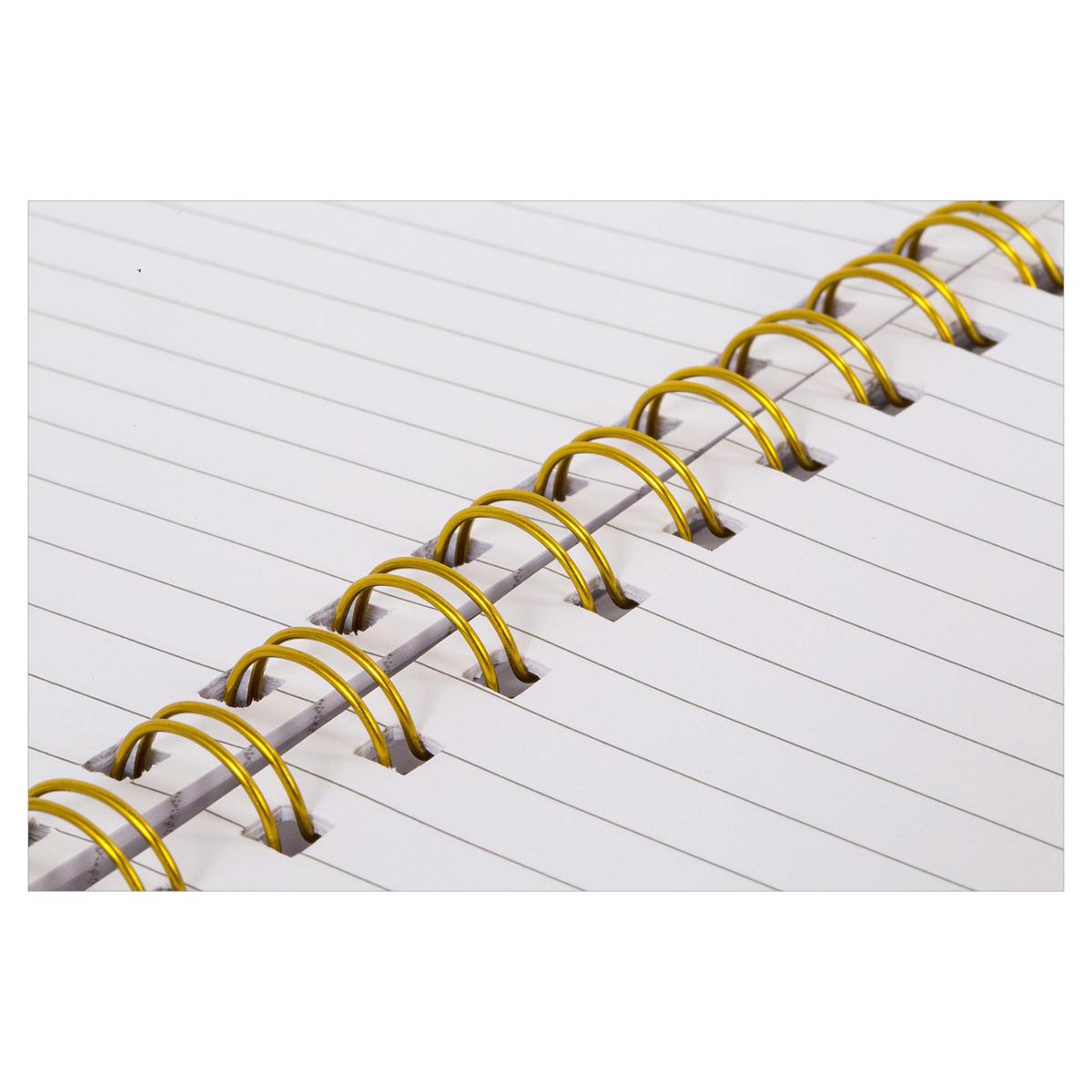 Foil Word Spiral Notebook 14.8x21cm 4 styles, 80s,70g,hard cover