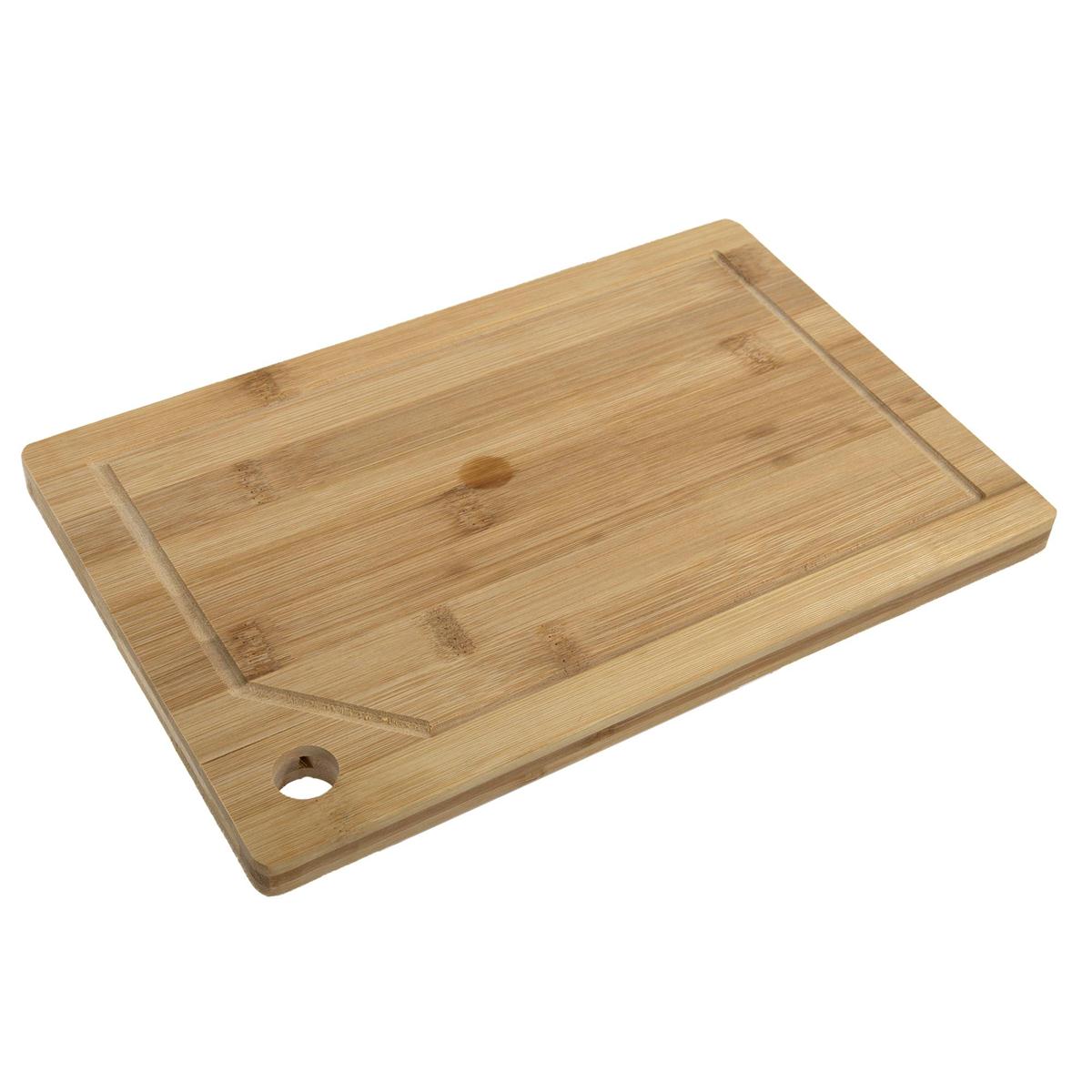 L.Gourmet Bamboo Cutting board 12"x8"x1.5cm