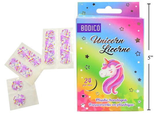 Bodico, 24-PC Unicorn Bandages col box