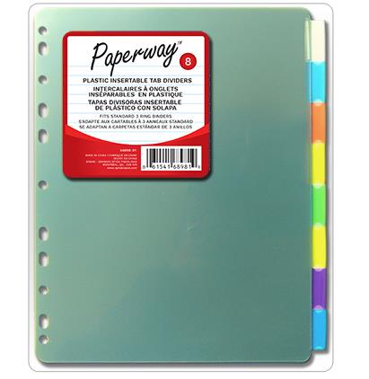 PLASTIC TAB DIVIDERS - 8