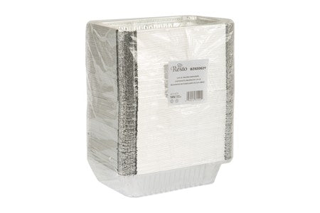 RESTO FOIL 2.25 LB. OBLONG CONTAINERS 125/PK