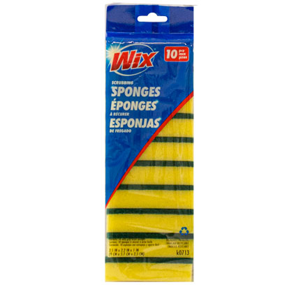 10 SCRUBBING SPONGES