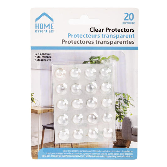 H.E. 20-pc  Bumper Protectors,  Clear col.,  b/c