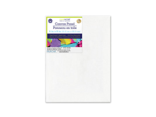 Canvas Panels Primed: 6"x8" Artist Quality