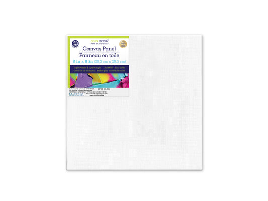 Canvas Panels Primed: 8"x8" Artist Quality