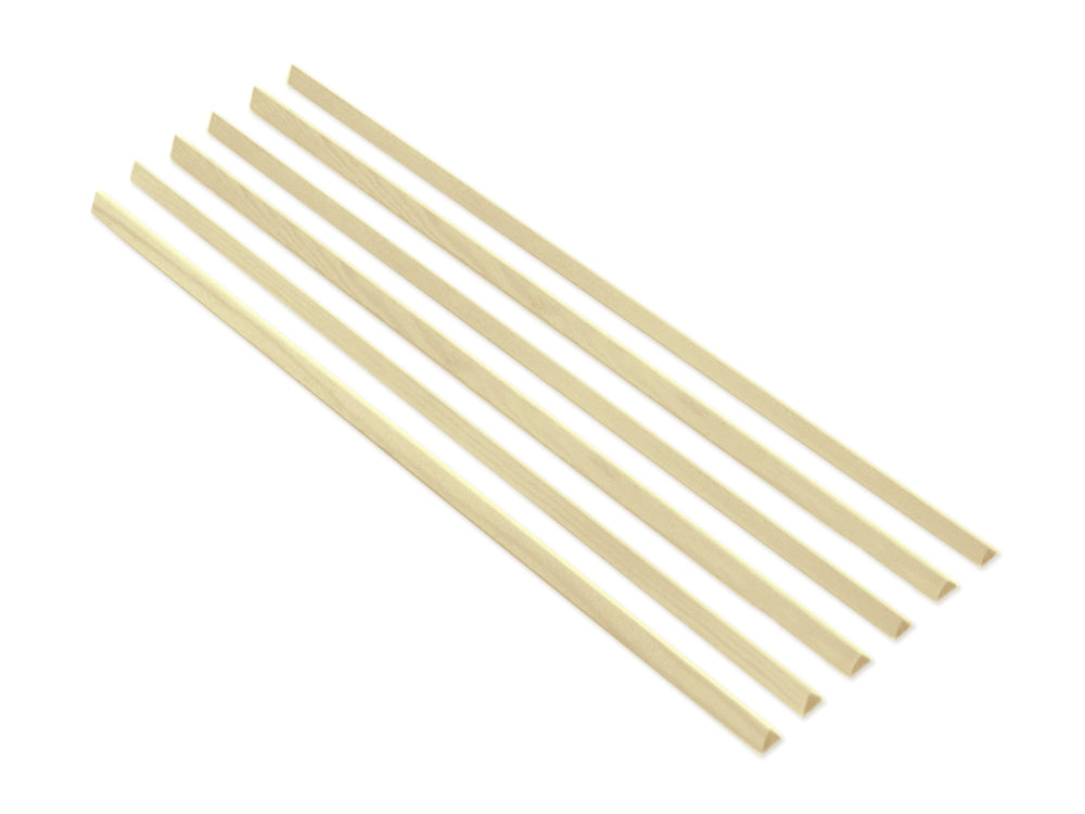 Craftwood: 6mm*6mm*30cm(L) Natural Triangle Dowel x6