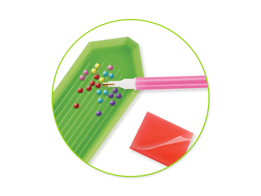 Krafty Kids Kit: Diamond Painting DIY Embroidery Hoop Kit Asst 8eax4style B) Fantasy Frolic