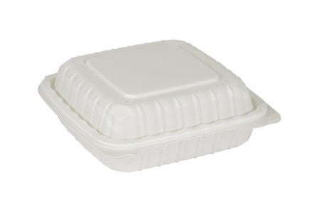 CAFE EXPRESS MFPP HINGED CONTAINER 8" X 8" 50/PK x 3/CS