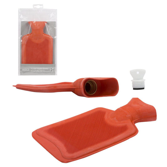 Bodico, 0.7 L Hot Water Bottle, red , pp bag w insert