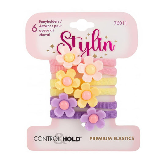 Stylin G, 6-pc Flower Ponyholder , hc