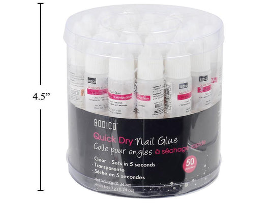 Bodico Nail Glue Bottle 7 gr.,  50/display