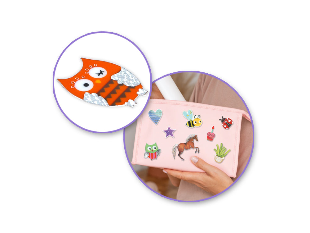 Paper Craft Stickers: 6"x6.5" Dazzle Effects O) Owl Jamboree