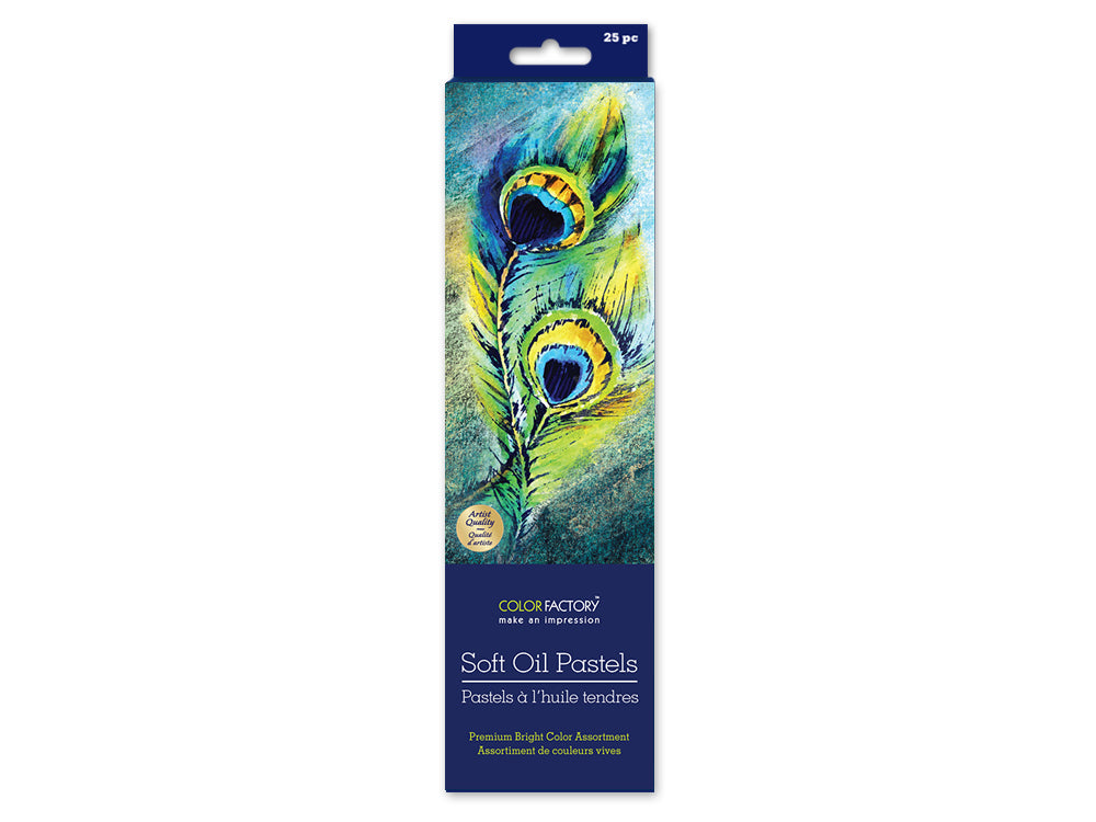 Color Factory: Soft Oil Pastels Brights Color Asstmnt x25