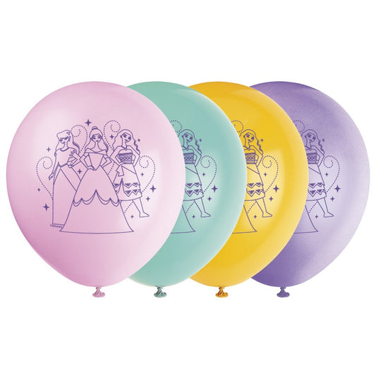 Disney Princess 12" Latex Balloons  8ct