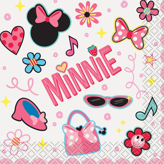 Disney Iconic Minnie Mouse Beverage Napkins  16ct