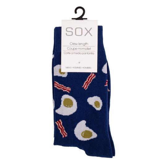 SOX, Men's Socks, Bacon 'n' Yokes ,cotton/polyester/spandex, hc