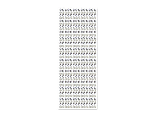 Paper Craft Sticker: 6mm Gem Lines 504pc Value-Pack H) Pearl