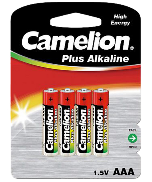 AAA 4pk Alkaline CAMELION