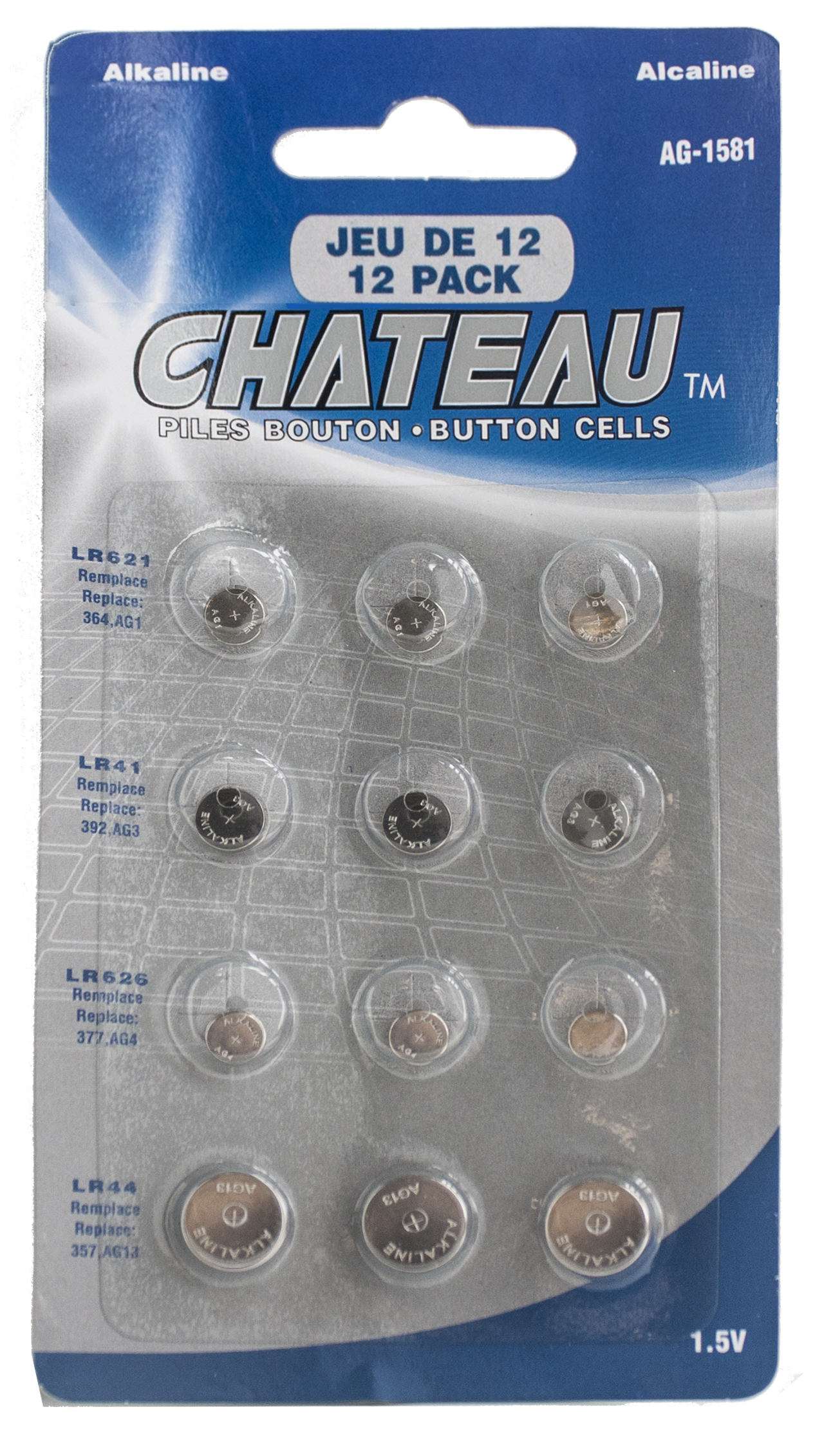 ASSORTED BUTTON/WATCH CELL BATTERY