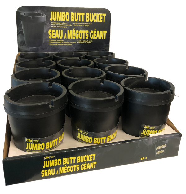 Jumbo Butt Bucket Ashtray - One Jumbo Butt Bucket/pack