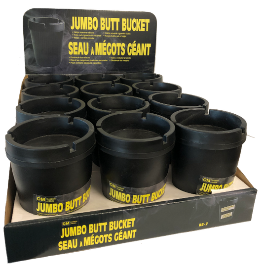 Jumbo Butt Bucket Ashtray - One Jumbo Butt Bucket/pack
