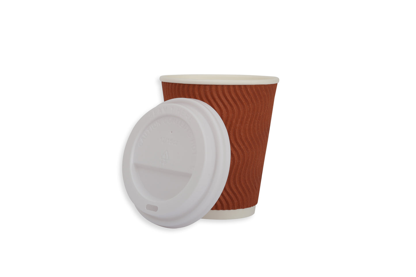 WAVE RIPPLE CUP & LIDS: 10oz,  8/PK