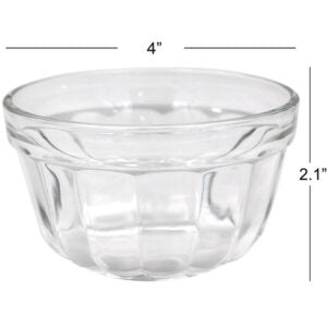 Fluted Glass Bowl