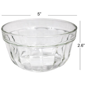 Fluted Glass Bowl
