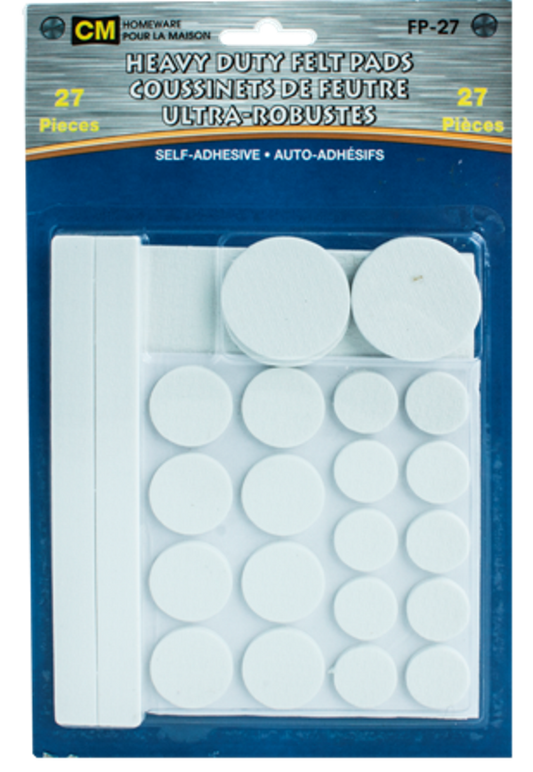 27pk Felt pads