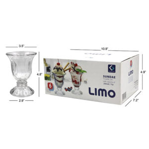 Ice Cream Sundae Tumblers 6Pc