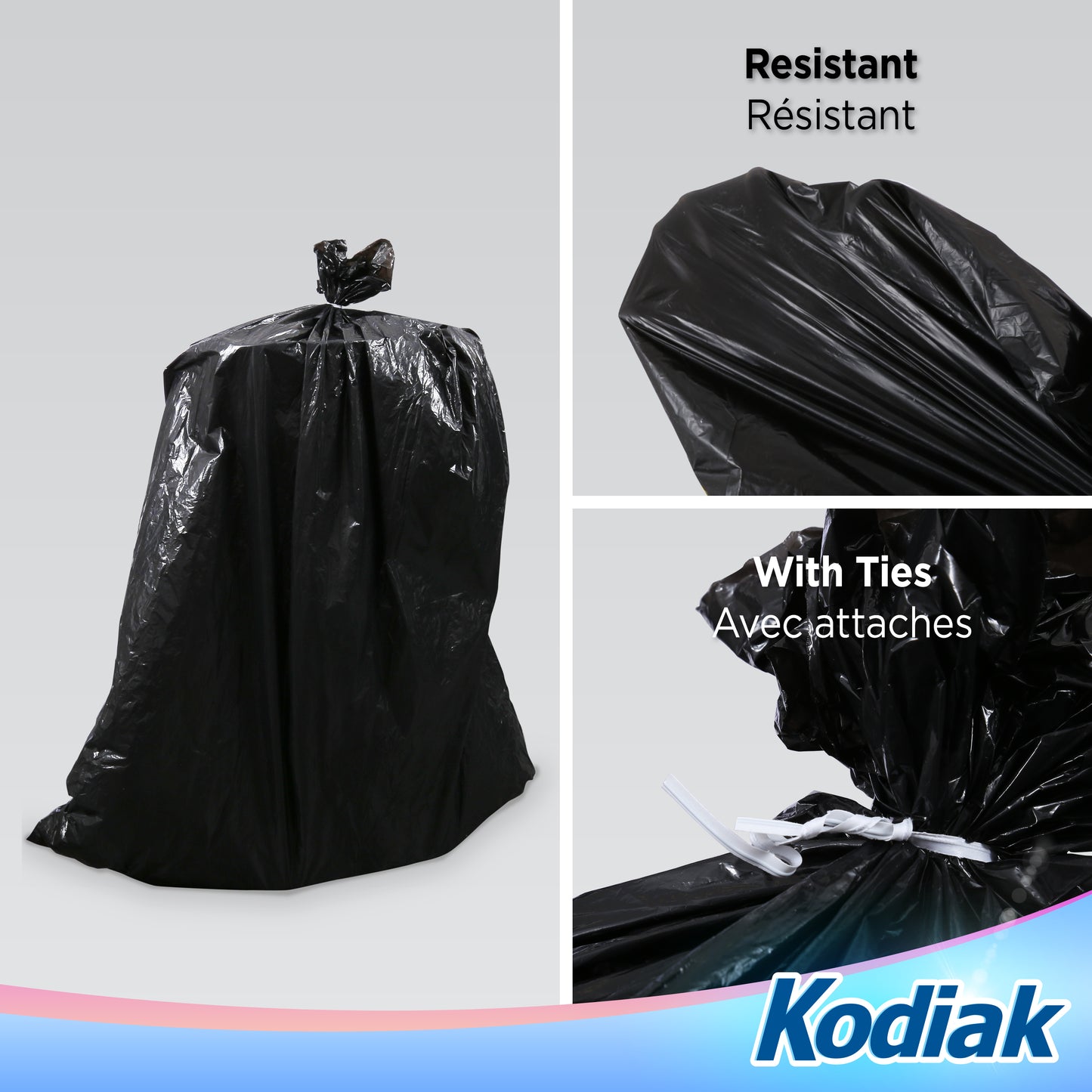 HEAVY DUTY GARBAGE BAGS: 30x38 - BLACK, 30/BOX