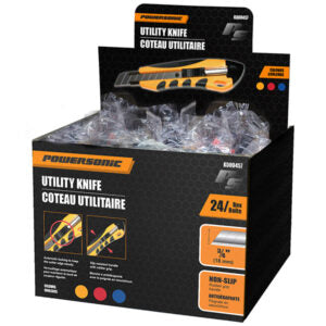 Knife Utility Large Heavy Duty w/Rubber Grip