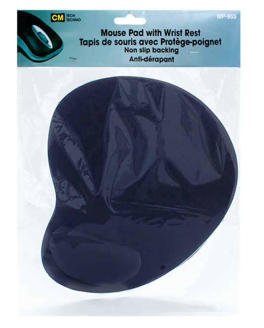 Mouse pads with arm rest