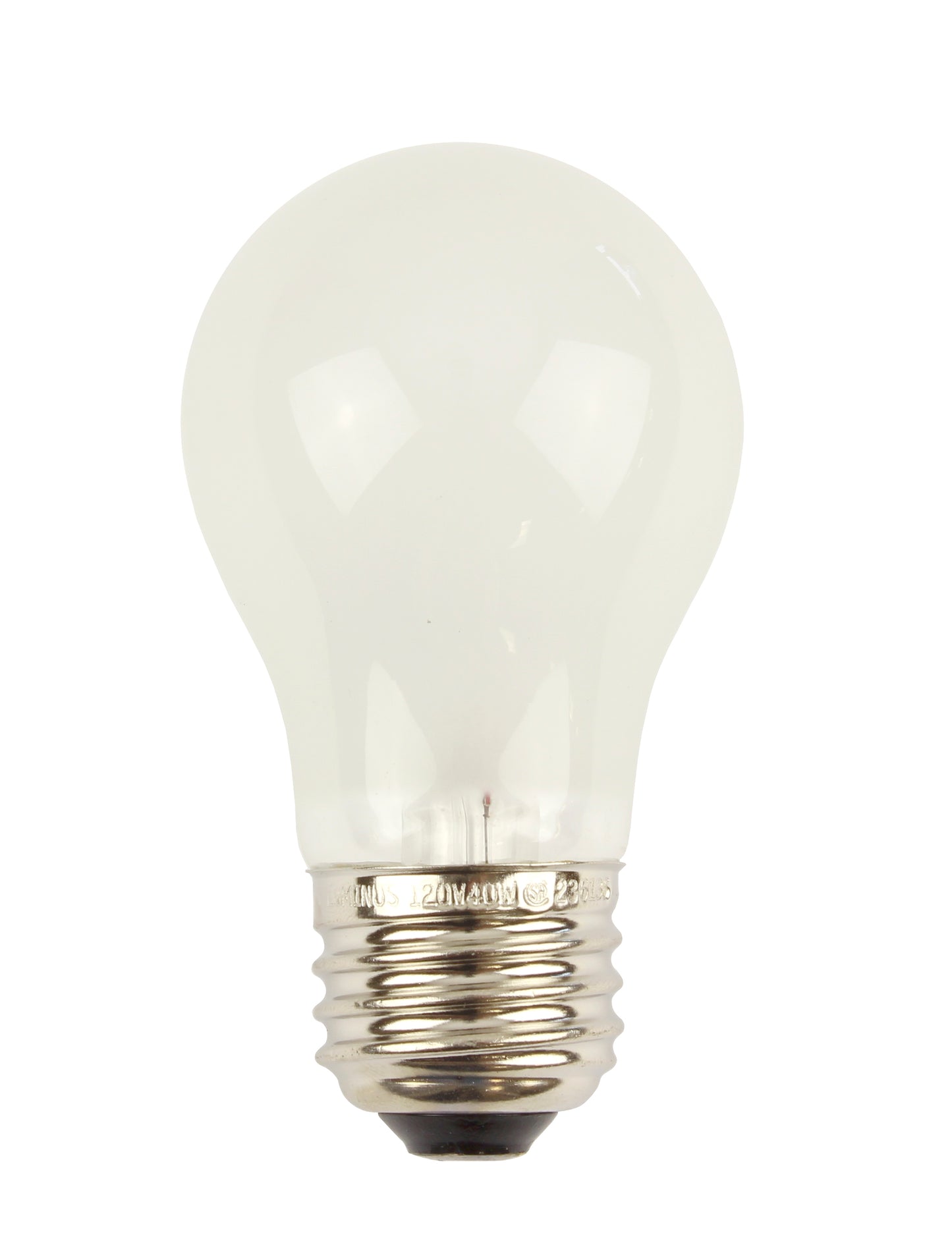 FROSTED MULTIPURPOSE APPLIANCE BULB: 40W/A15/120V/1500H - 1 bulb/PK