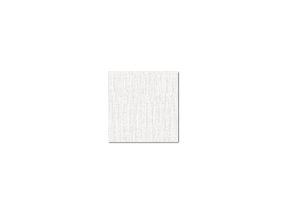 FIT Scrapbook Cardstock: 12"x12" 80lb (216gsm) Textured 60 Sheets A) White Solid