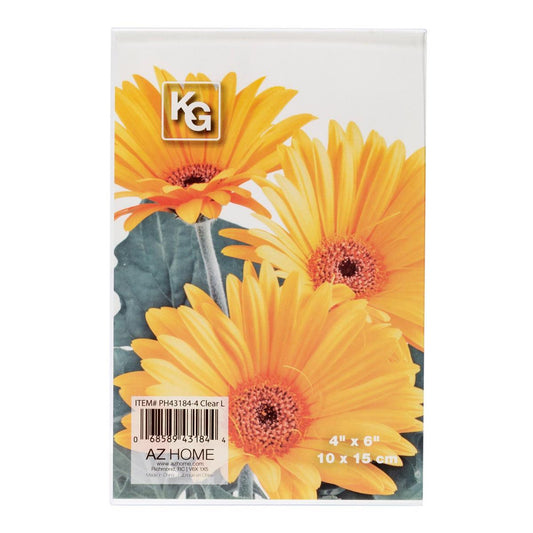 Acrylic L Shape Photo Frame 4X6"