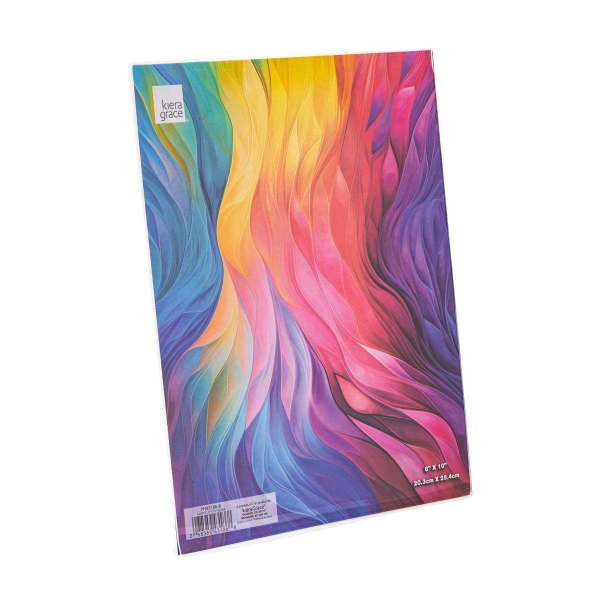 Acrylic L Shape Pic Frame 8X10"