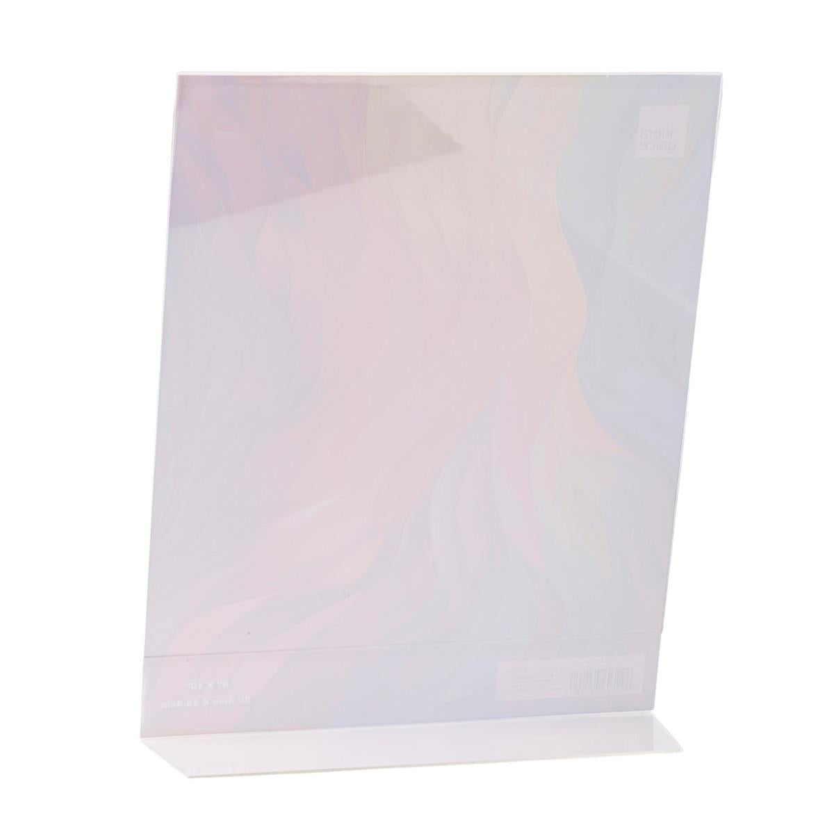 Acrylic L Shape Pic Frame 8X10"