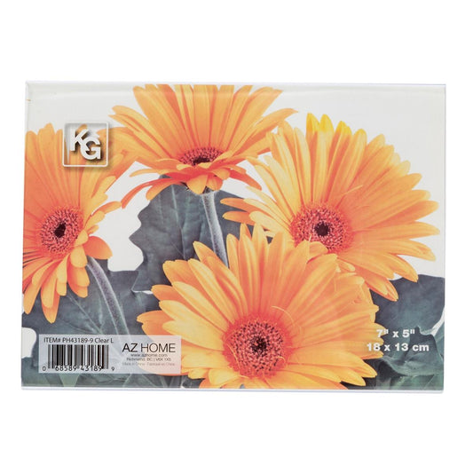 Acrylic L Shape Photo Frame 7X5"